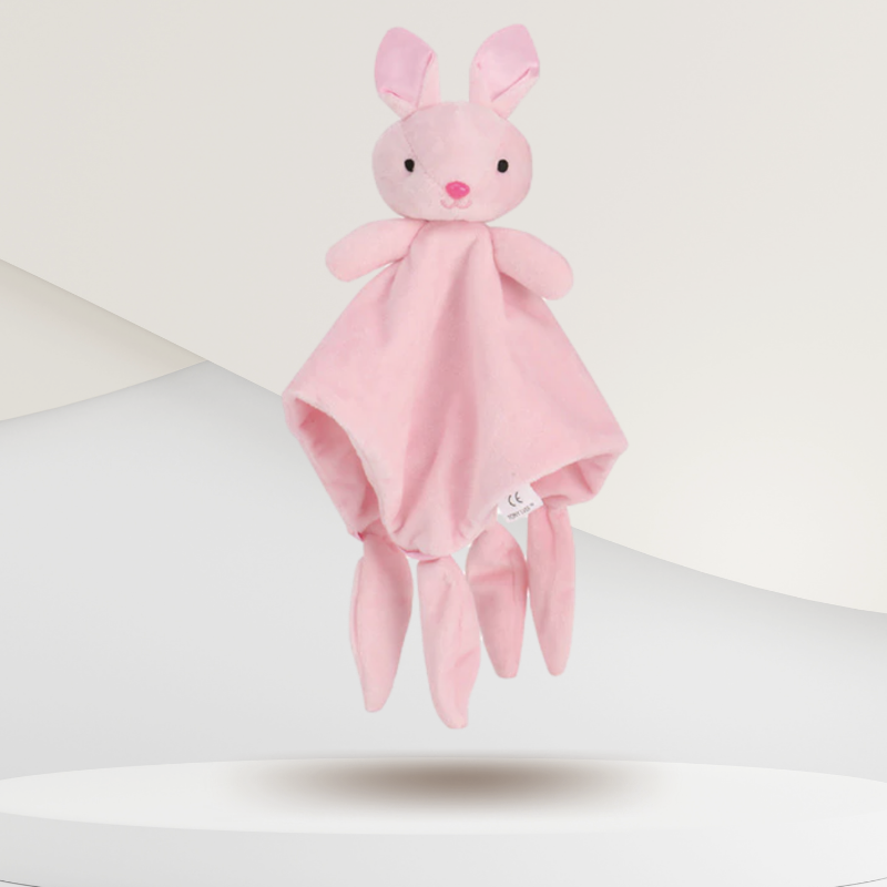 Doudou lapin happy glossy 17 cm Doudou et Compagnie - Les bébés du bonheur